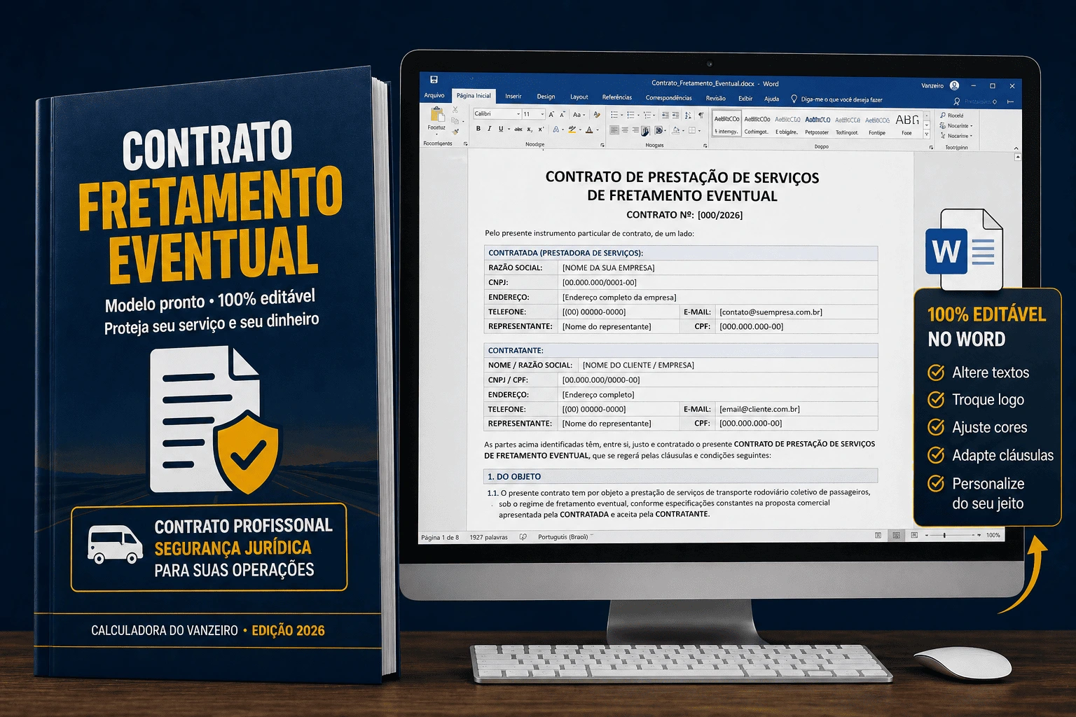 Contrato Fretamento Eventual